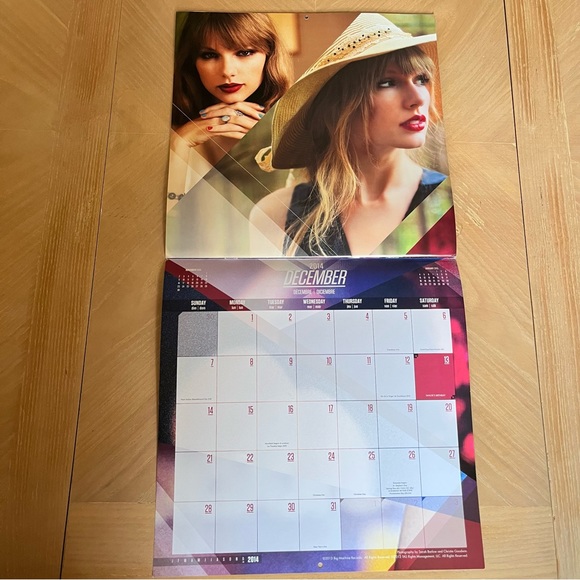 TAYLOR SWIFT 2014 Wall Calendar - Picture 15 of 15